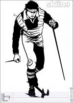 coloriage-ski-1